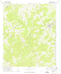 Due West South Carolina Historical topographic map, 1:24000 scale, 7.5 X 7.5 Minute, Year 1971