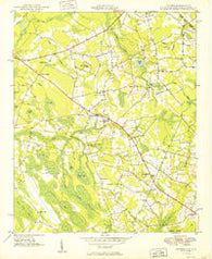 Duford South Carolina Historical topographic map, 1:24000 scale, 7.5 X 7.5 Minute, Year 1949