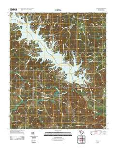 Dyson South Carolina Historical topographic map, 1:24000 scale, 7.5 X 7.5 Minute, Year 2011