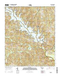 Dyson South Carolina Current topographic map, 1:24000 scale, 7.5 X 7.5 Minute, Year 2014