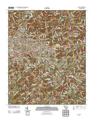 Easley South Carolina Historical topographic map, 1:24000 scale, 7.5 X 7.5 Minute, Year 2011