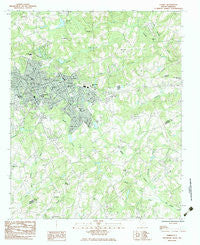 Easley South Carolina Historical topographic map, 1:24000 scale, 7.5 X 7.5 Minute, Year 1983