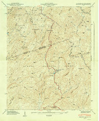 Eastatoe Gap North Carolina Historical topographic map, 1:24000 scale, 7.5 X 7.5 Minute, Year 1947