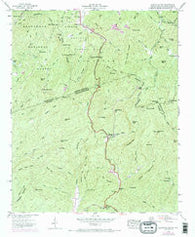 Eastatoe Gap North Carolina Historical topographic map, 1:24000 scale, 7.5 X 7.5 Minute, Year 1946