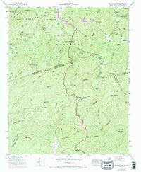 Eastatoe Gap North Carolina Historical topographic map, 1:24000 scale, 7.5 X 7.5 Minute, Year 1946