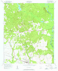 Eastover South Carolina Historical topographic map, 1:24000 scale, 7.5 X 7.5 Minute, Year 1953