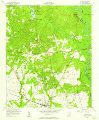 Eastover South Carolina Historical topographic map, 1:24000 scale, 7.5 X 7.5 Minute, Year 1953
