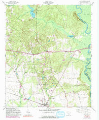 Eastover South Carolina Historical topographic map, 1:24000 scale, 7.5 X 7.5 Minute, Year 1953