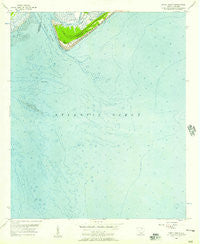 Edisto Beach South Carolina Historical topographic map, 1:24000 scale, 7.5 X 7.5 Minute, Year 1956