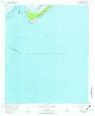 Edisto Beach South Carolina Historical topographic map, 1:24000 scale, 7.5 X 7.5 Minute, Year 1956