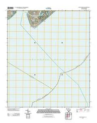 Edisto Beach South Carolina Historical topographic map, 1:24000 scale, 7.5 X 7.5 Minute, Year 2011