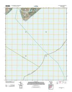 Edisto Beach South Carolina Historical topographic map, 1:24000 scale, 7.5 X 7.5 Minute, Year 2011