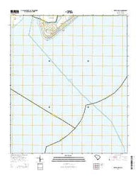 Edisto Beach South Carolina Current topographic map, 1:24000 scale, 7.5 X 7.5 Minute, Year 2014
