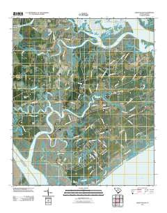 Edisto Island South Carolina Historical topographic map, 1:24000 scale, 7.5 X 7.5 Minute, Year 2011