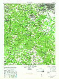 Edmund South Carolina Historical topographic map, 1:62500 scale, 15 X 15 Minute, Year 1944