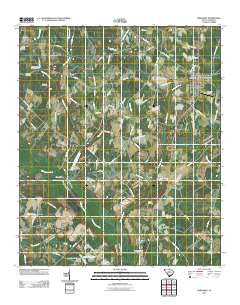 Ehrhardt South Carolina Historical topographic map, 1:24000 scale, 7.5 X 7.5 Minute, Year 2011