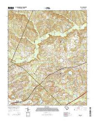 Elgin South Carolina Current topographic map, 1:24000 scale, 7.5 X 7.5 Minute, Year 2014