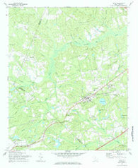 Elgin South Carolina Historical topographic map, 1:24000 scale, 7.5 X 7.5 Minute, Year 1971