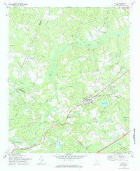 Elgin South Carolina Historical topographic map, 1:24000 scale, 7.5 X 7.5 Minute, Year 1971
