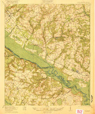 Ellenton South Carolina Historical topographic map, 1:62500 scale, 15 X 15 Minute, Year 1921