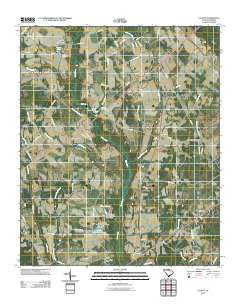 Elliott South Carolina Historical topographic map, 1:24000 scale, 7.5 X 7.5 Minute, Year 2011