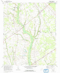 Elliott South Carolina Historical topographic map, 1:24000 scale, 7.5 X 7.5 Minute, Year 1973