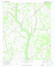 Elliott South Carolina Historical topographic map, 1:24000 scale, 7.5 X 7.5 Minute, Year 1973