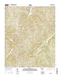 Emory South Carolina Current topographic map, 1:24000 scale, 7.5 X 7.5 Minute, Year 2014