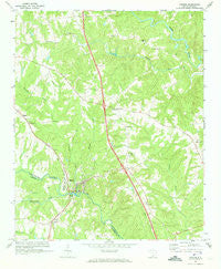 Enoree South Carolina Historical topographic map, 1:24000 scale, 7.5 X 7.5 Minute, Year 1969