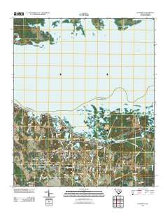 Eutawville South Carolina Historical topographic map, 1:24000 scale, 7.5 X 7.5 Minute, Year 2011