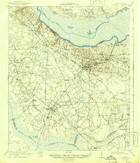 Eutawville South Carolina Historical topographic map, 1:62500 scale, 15 X 15 Minute, Year 1921