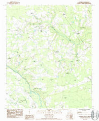 Evergreen South Carolina Historical topographic map, 1:24000 scale, 7.5 X 7.5 Minute, Year 1986