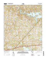 Fair Play South Carolina Current topographic map, 1:24000 scale, 7.5 X 7.5 Minute, Year 2014