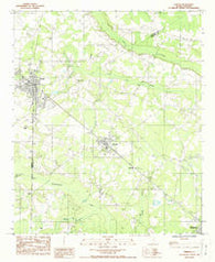 Fairfax South Carolina Historical topographic map, 1:24000 scale, 7.5 X 7.5 Minute, Year 1988