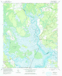 Fenwick South Carolina Historical topographic map, 1:24000 scale, 7.5 X 7.5 Minute, Year 1960