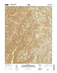 Filbert South Carolina Current topographic map, 1:24000 scale, 7.5 X 7.5 Minute, Year 2014