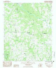 Fingerville East South Carolina Historical topographic map, 1:24000 scale, 7.5 X 7.5 Minute, Year 1983