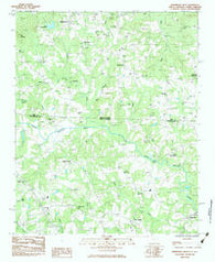 Fingerville West South Carolina Historical topographic map, 1:24000 scale, 7.5 X 7.5 Minute, Year 1983