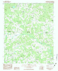 Fingerville West South Carolina Historical topographic map, 1:24000 scale, 7.5 X 7.5 Minute, Year 1983
