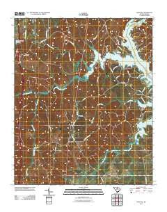 Flint Hill South Carolina Historical topographic map, 1:24000 scale, 7.5 X 7.5 Minute, Year 2011
