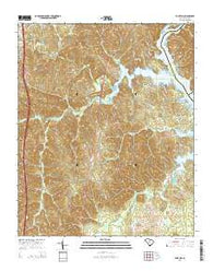 Flint Hill South Carolina Current topographic map, 1:24000 scale, 7.5 X 7.5 Minute, Year 2014