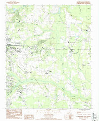 Florence East South Carolina Historical topographic map, 1:24000 scale, 7.5 X 7.5 Minute, Year 1986