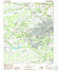 Florence West South Carolina Historical topographic map, 1:24000 scale, 7.5 X 7.5 Minute, Year 1986