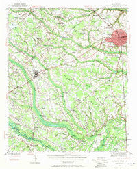 Florence West South Carolina Historical topographic map, 1:62500 scale, 15 X 15 Minute, Year 1940