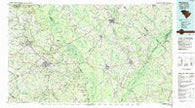 Florence South Carolina Historical topographic map, 1:100000 scale, 30 X 60 Minute, Year 1983