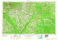 Florence South Carolina Historical topographic map, 1:250000 scale, 1 X 2 Degree, Year 1953