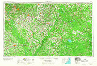 Florence South Carolina Historical topographic map, 1:250000 scale, 1 X 2 Degree, Year 1953