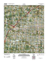 Florence West South Carolina Historical topographic map, 1:24000 scale, 7.5 X 7.5 Minute, Year 2011