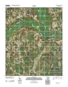 Foreston South Carolina Historical topographic map, 1:24000 scale, 7.5 X 7.5 Minute, Year 2011