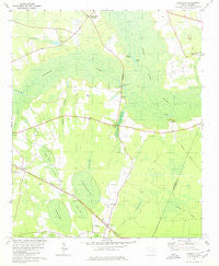 Foreston South Carolina Historical topographic map, 1:24000 scale, 7.5 X 7.5 Minute, Year 1979